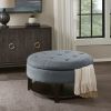 [Only support Drop Shipping Buyer] Miller Round Storage Ottoman