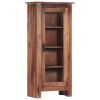 vidaXL Highboard 19.6"x11.8"x43.3" Solid Sheesham Wood