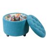 [Only support Drop Shipping Buyer] Sasha Round Storage Ottoman
