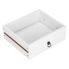 FCH Two-layer Bedside Cabinet Coffee Table with Drawer White RT