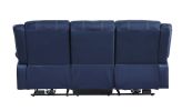 Zuriel Power Motion Sofa; Blue PU 54615