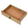 TREXM Shoe Rack with Cushioned Seat and Drawers; Multipurpose Entryway Storage Bench (Old Pine)