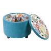 [Only support Drop Shipping Buyer] Sasha Round Storage Ottoman