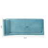Right Square Arm Reclining Chaise Lounge