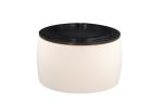 Round Ottoman Set with Storage; 2 in 1 combination; Round Coffee Table; Square Foot Rest Footstool for Living Room Bedroom Entryway Office