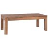 vidaXL Coffee Table Solid Teak Wood with Natural Finish 43.3"x23.6"x15.7"