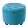 [Only support Drop Shipping Buyer] Sasha Round Storage Ottoman