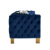 Modern velvet sofa BLUE color