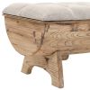 vidaXL Storage Bench 40.6" Solid Wood Fir
