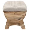 vidaXL Storage Bench 40.6" Solid Wood Fir