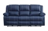 Zuriel Power Motion Sofa; Blue PU 54615
