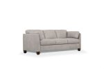 Matias Sofa; Dusty White Leather 55015