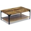 vidaXL Coffee Table Mango Wood 39.4"x23.6"x15"
