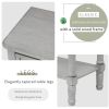 TREXM Narrow Console Table; Slim Sofa Table with Three Storage Drawers and Bottom Shelf for Living Room; Easy Assembly (Gray Wash)
