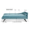 Right Square Arm Reclining Chaise Lounge