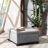 [Only support Drop Shipping Buyer] Aspen Button Tufted Storage Ottoman