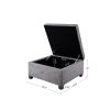 [Only support Drop Shipping Buyer] Aspen Button Tufted Storage Ottoman
