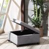 [Only support Drop Shipping Buyer] Aspen Button Tufted Storage Ottoman